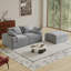 Canapé modulaire modulaire, 3 sièges, canapé modulaire compressé de style minimaliste moderne, canapé-lit pour le salon, canapé confortable avec canapé et repose-pieds-2070450758-2070450755