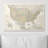 USA Push Pin Travel Destination Map, Pinable Canvas W/ Wood Fibre Backing, Desert Sunrise Style (Push Pins Included; Ready To Hang)-28024149