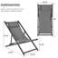 Chaise de plage inclinable avec coussins Hokku Designs-185808687
