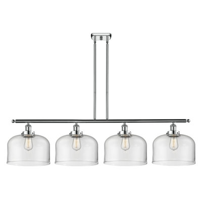 Luminaire suspendu pour îlot de cuisine 4 lumières Lattimer