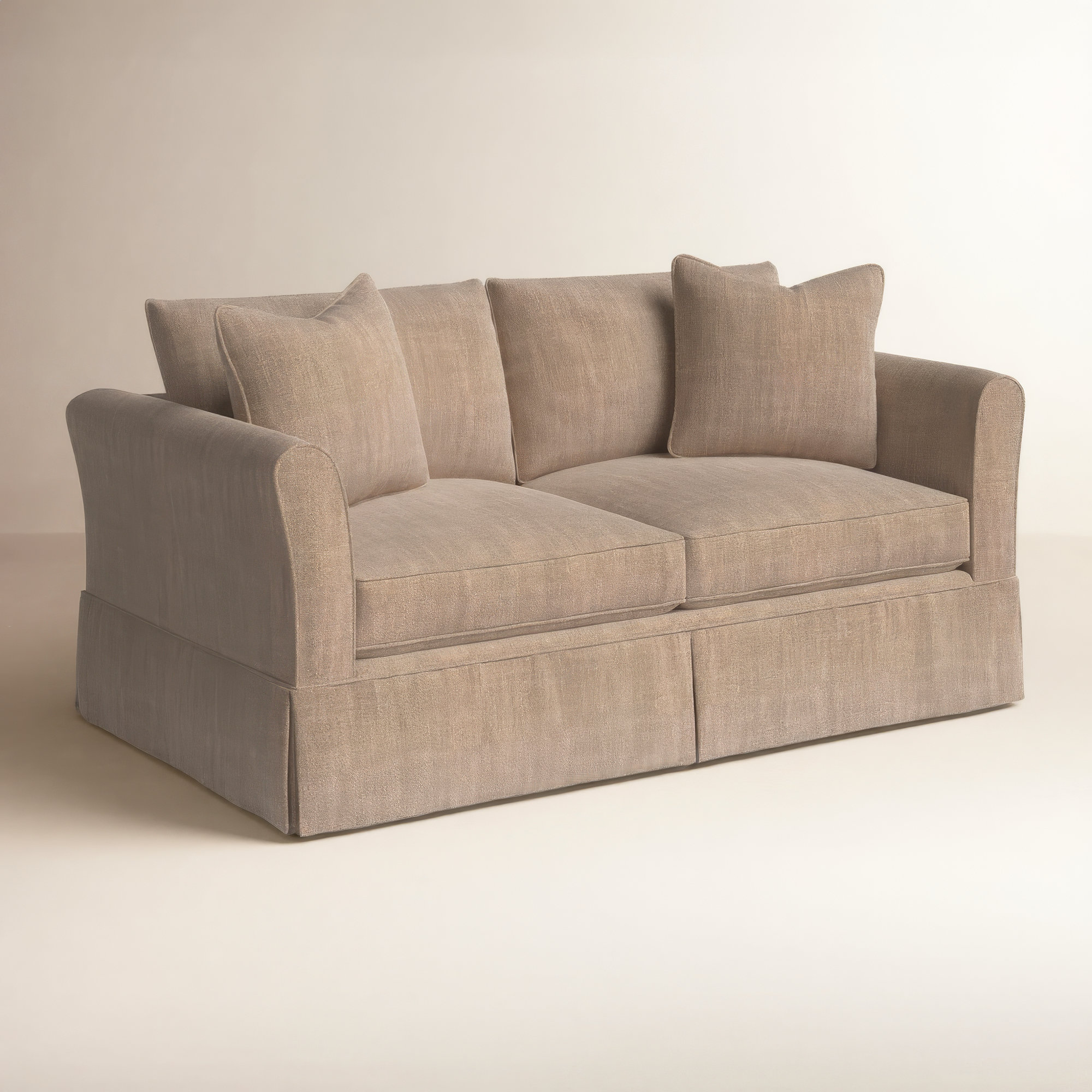 Shelby 60'' Upholstered Sleeper Sofa, Conversation Linen
