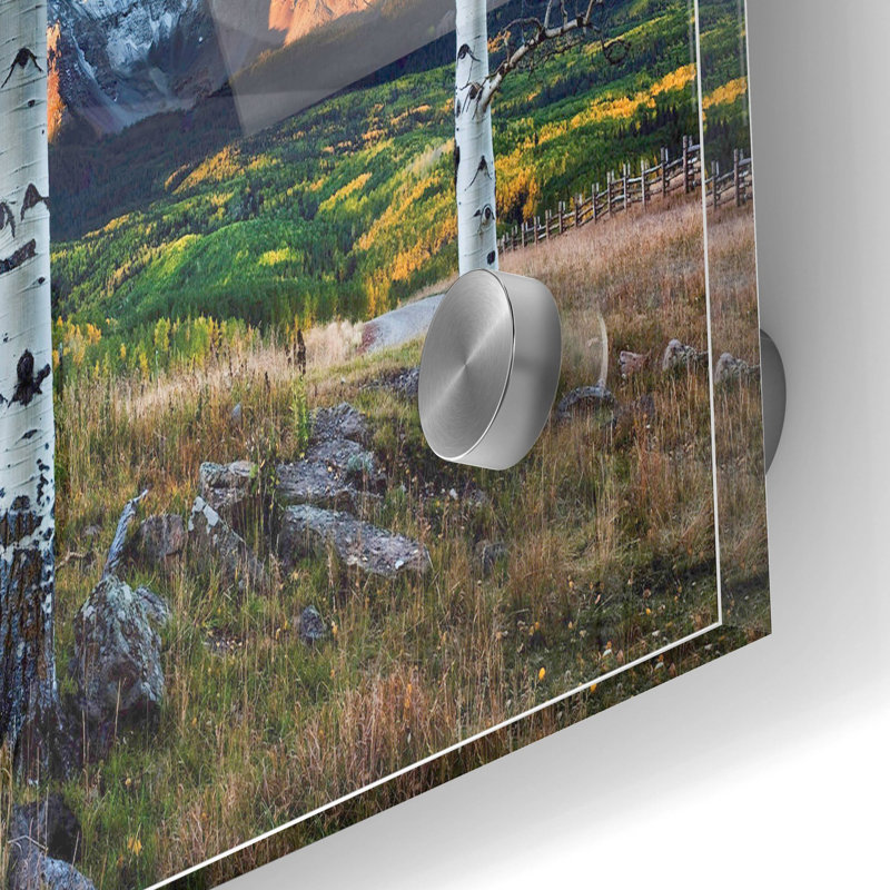 «Wilson Peak», art mural en verre acrylique, H 24 po x l 36 po x P 0,2 po