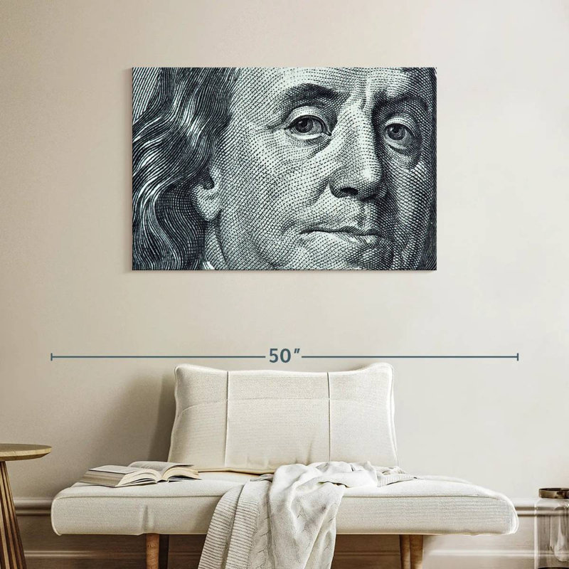 Leisha Benjamin Franklin, 26" H x 39" W