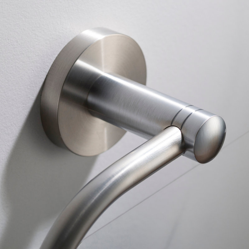Elie Towel Ring, Brushed Nickel