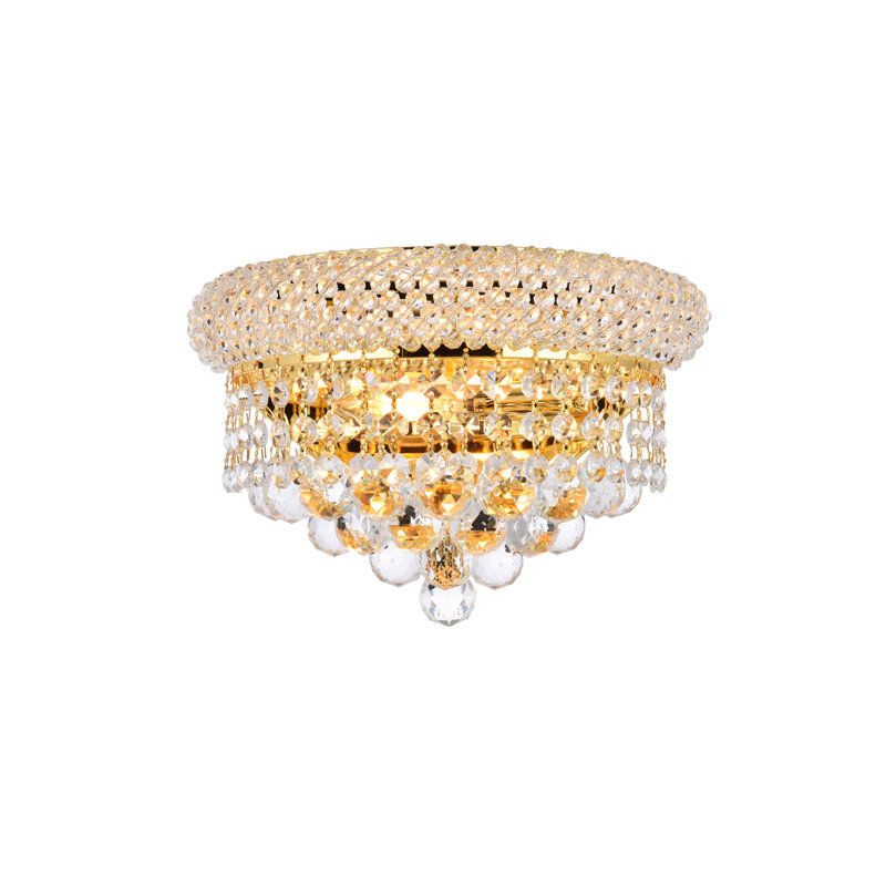 Ston Easton Flush Mounted Sconce, Gold