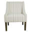 Fauteuil d'appoint incurvé moderne Ashland -23352667