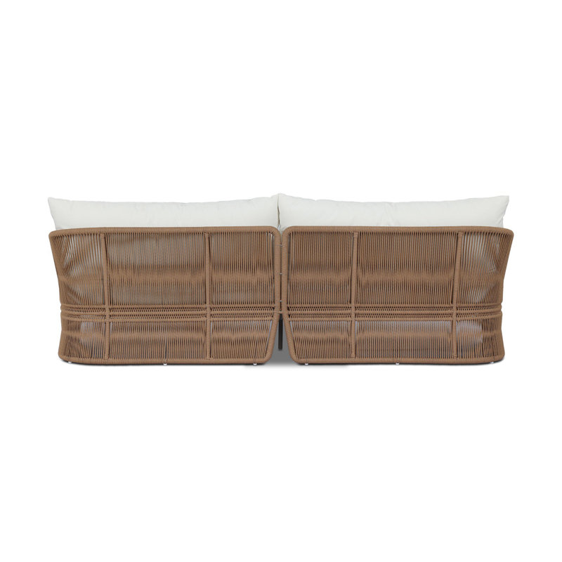 Canapé d'extérieur 96,25 po MONDIRA, Sel d'Arashi, Naturel texturé