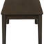 3 Dark Brown Coffee And End Table Ensemble, Rectangular Design, Slim Straight Legs, Solid Wood + Structure, Hairpin Base, Ideal For Main Living Areas, 18 Inches Tall, 46.53 Wide, 23.5 Deep Primary