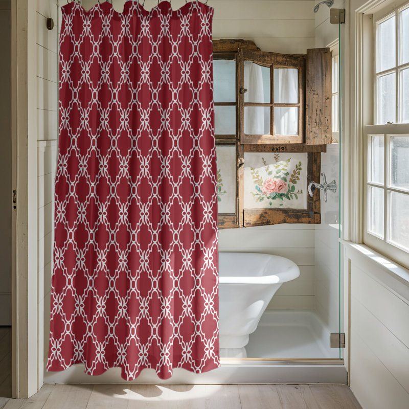 Ruby Layout - Premium Shower Curtain_0217, 74"H x 71"W