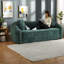 Canapés convertibles à compression, fauteuil inclinable en chenille 86 pouces