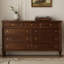 Buffet multi-tiroirs en bois massif