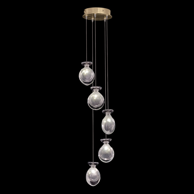 Essence 5 - Light Pendant, Clear, Gold