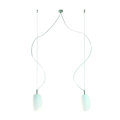 Kellie 2 - Light Silver Cluster Pendant