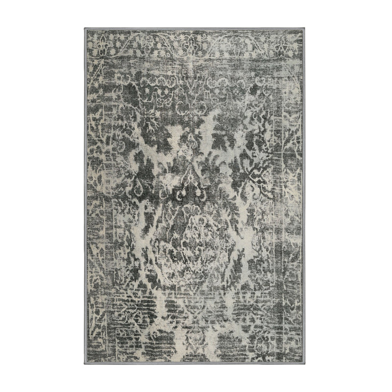 Tapis gris clair Dedmon, Rectangle 5 pi x 7 pi