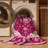 Machine Washable Tabriz Purple Area Rug-1998306765