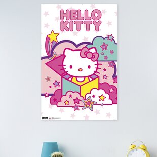 Northwest Hello Kitty Woven Tapestry Throw Blanket, 48 x 60, Cool Kitty