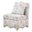 Fauteuil d'appoint rembourré Colette à dossier festonné-871667541