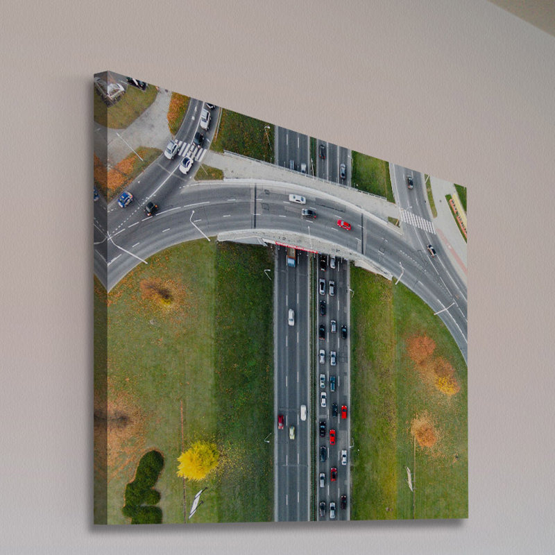 1 Piece Wall Art on Canvas, 81 cm H x 81 cm W x 3.81 cm D