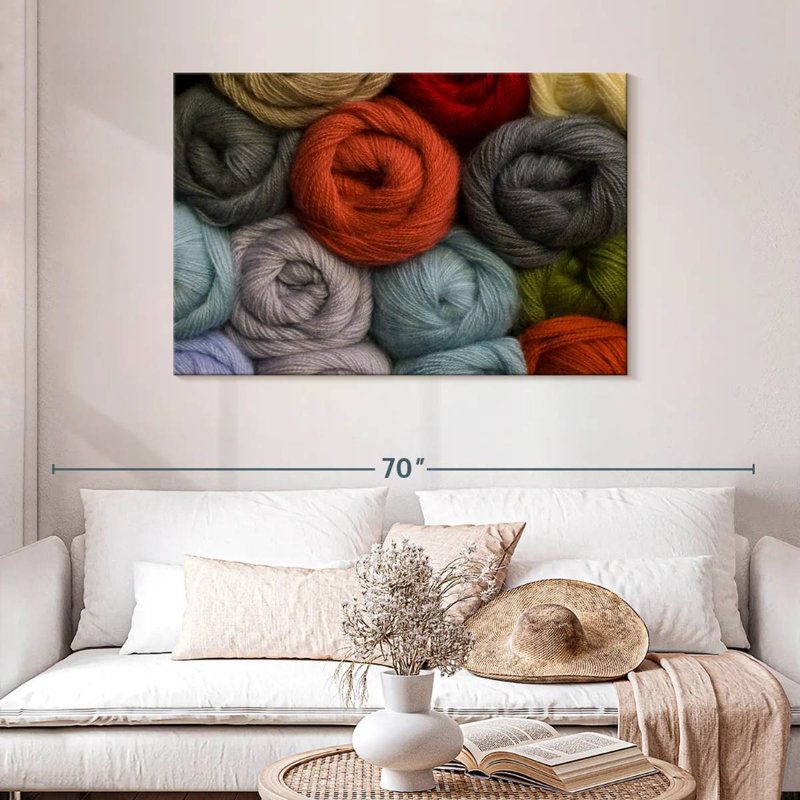 Senne Knitting Yarns, 30" H x 45" W