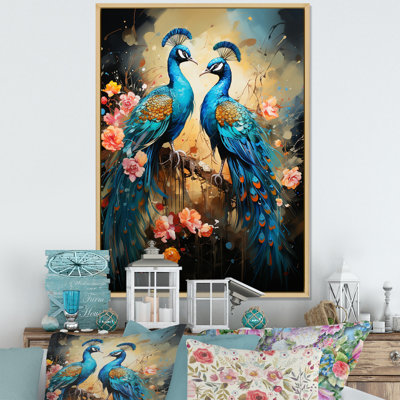 " Peacocks Graceful Elegance "