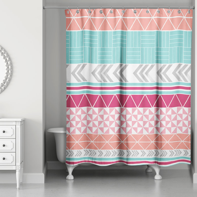 Geometric Shower Curtain