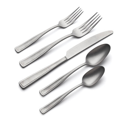 Oneida Reid Satin 20 Piece Flatware Set
