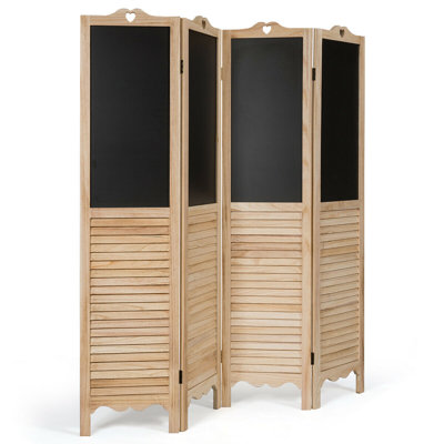 Stockport 162cm W x 173cm H 4 - Panel Folding Room Divider