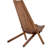 Stylish Folding Wood Chair - Made Of Solid Wood, Comfortable For Relaxing, Easy To Fold Relaxing Ergonomic, Stylish, Store And Transport Anywhere