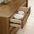 Vichy Wood And Rattan 4-Drawer Chest