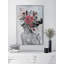 Coquelicots et papillons-reproduction sur toile tendue-50109919