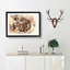 Tiger in Abstract - Picture Frame Painting Print-55766336-55766337