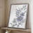 Periwinkle Patch II Framed Print - Solid Wood-457417022