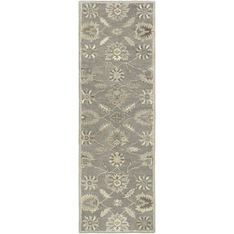 Sneyd Park Hand Tufted Wool Floral Indoor Rug