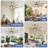 66 inch 8-Blade Ceiling Fan with LED Light Remote App Control Reversible Two-tone Fan Blades Black & Light Wood Grain-349259515-349259512