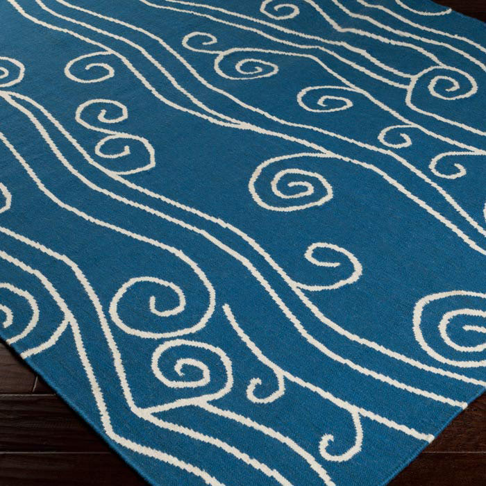 Boardwalk Wool Floral Indoor Rug, Rectangle 8' x 11'
