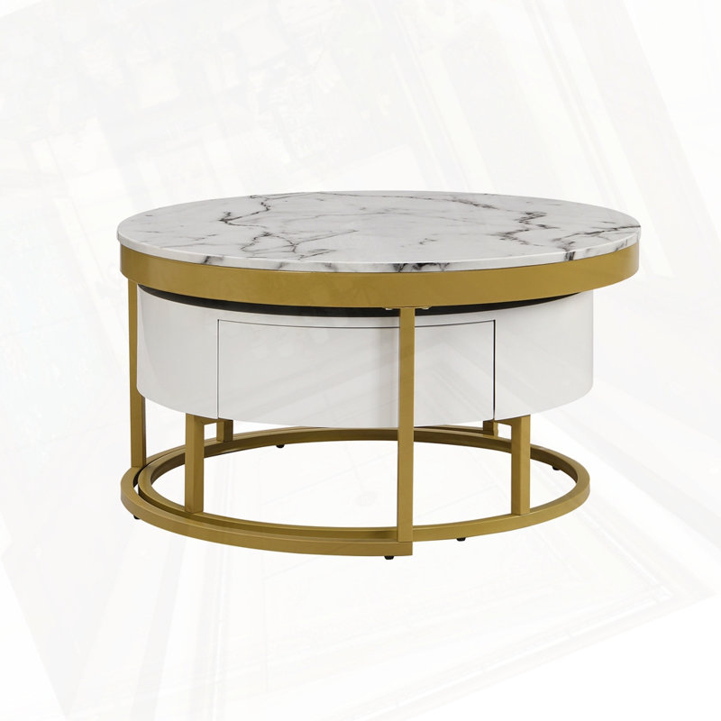 Table basse gigogne moderne avec tiroirs Modern