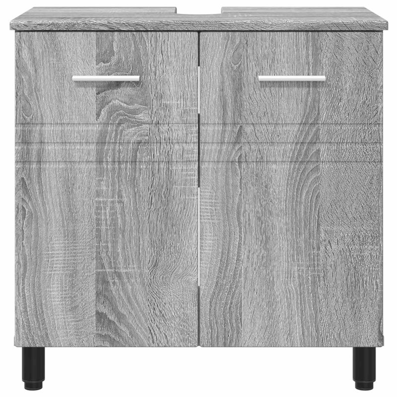60cm Bathroom Vanity Base Only, Grey Sonoma