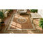 Antique Large Aubusson French Floral, Medallion Flat Weave Rug