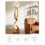 Lampe sur pied en résine Minimalist Modern-117954012