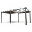 Outdoor Aluminum Retractable Pergola with Canopy-90611742-90611747