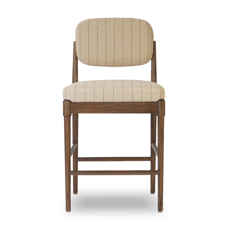 Esther Stool-Lavon Flint, Counter Stool (27.05" Seat Height), Drifted Oak, Lavon Flint