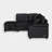 Cassan Upholstered L-Shaped Sectional Left Hand Facing-586558134
