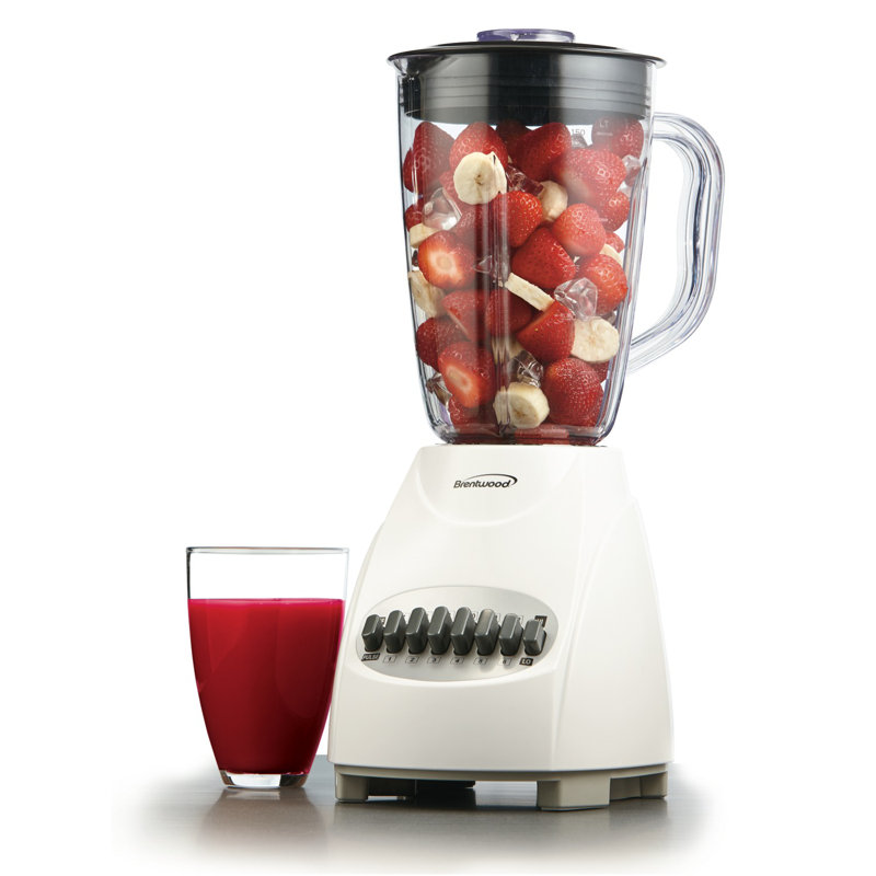 Mélangeur de comptoir brentwood appliances, blanc