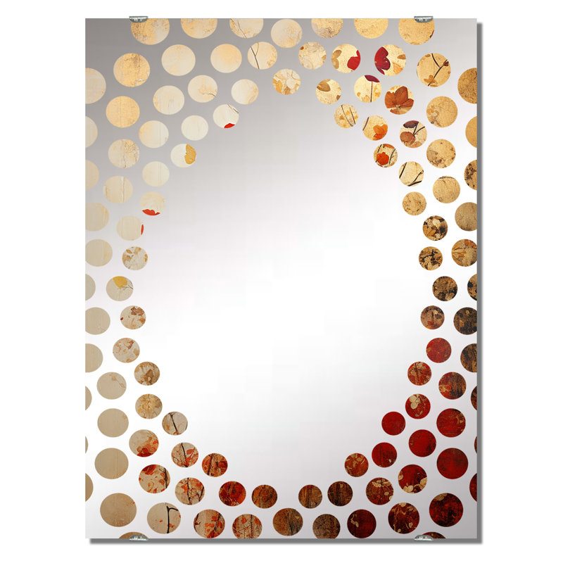 Erving - Miroir mural abstrait Botanicals MIR136432, 40 po x 30 po, Erving - Botanicals abstraits