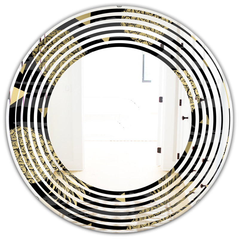 Miroir mural Wave, H 31,5 po x l po