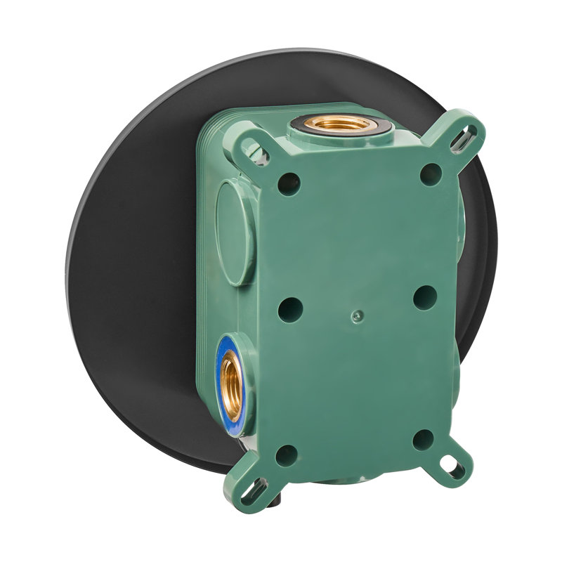 Concealed Shower Set with Rainshower GUARATUBA Black, Matte Black