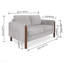 Canapé 2 places Comfy Mid-Century Modern
