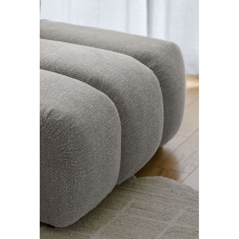 Shell Corner Sofa , Light Grey, 4, Right Hand Facing