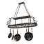 Neo Steel Handcrafted Oval Hanging Pot Rack