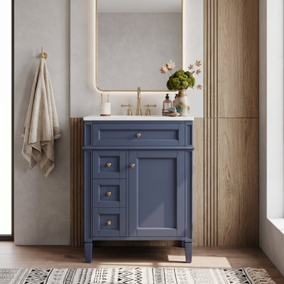 Meuble-lavabo 24 po avec lavabo supérieur